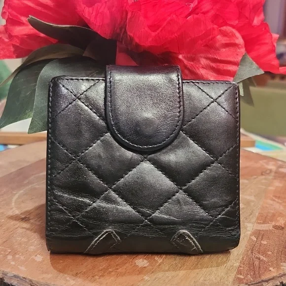 Chanel Cambon Black And Pink Wallet - Picture 3 of 11